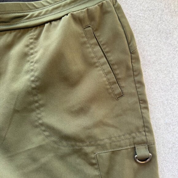 Greys Anatomy By Barco Spandex Stretch Olive Scrub Pants L Adjustable Drawstring - Picture 2 of 9